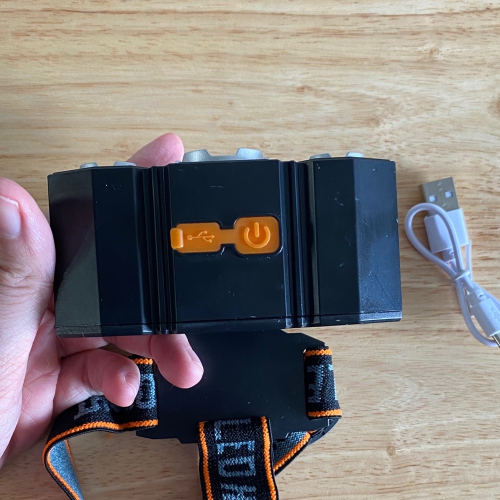 LED Headlamp with USB Charger Included - Picture 4 of 16